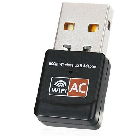 Wifi Wireless Dongle Dual Band 600mbps Ac600 Lan Network Adapter 24ghz