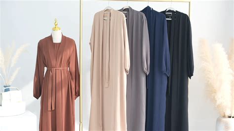 Loriya Wholesale Latest Piece Abaya Set Plain Abaya Eid Ramadan