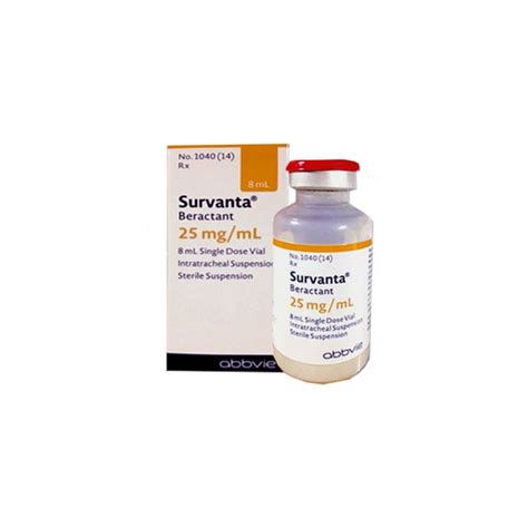 Survanta Beractant Mg Ml Suspension For Intratracheal