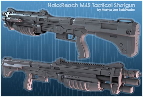 Haloreach M45 Tacticalshotgun By Martynball On Deviantart