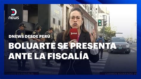 La Presidenta De Per Se Presenta A Declarar Cobertura En Vivo Desde