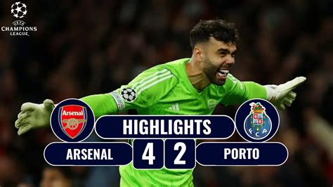 Arsenal Vs Porto 1 0 Pen 4 2 Highlights Champions League 2023 24 Youtube