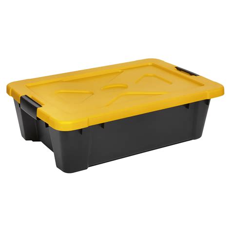 54l Composite Stackable Storage Box With Lid Apb54 Sealey