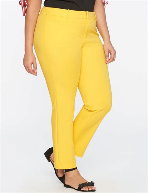 Kady Fit Double Weave Pant From Eloquii Pants For Women Plus