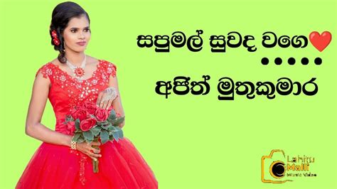 සපුමල් සුවද වගේ Ajith Muthukumara Sapumal Suwada Wage Lahiru