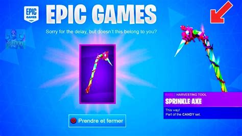 ASTUCE COMMENT AVOIR LA PIOCHE SUCRÉ DORGE sur FORTNITE Battle