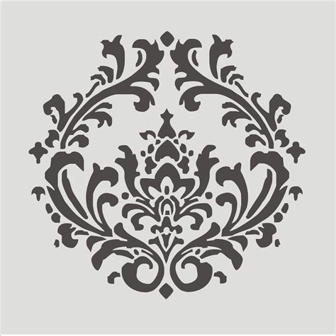 Damask Stencil Wall Stencil Superior Stencils Worksheets Library