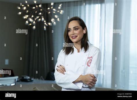 Tamara Falco, the winner of TV's MasterChef Celebrity 2019, poses for a photo session at Hotel ...