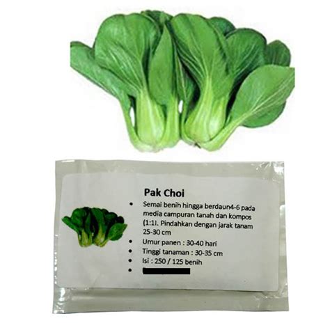 Jual Purie Sawi Pak Choi F1 125 Benih Shopee Indonesia