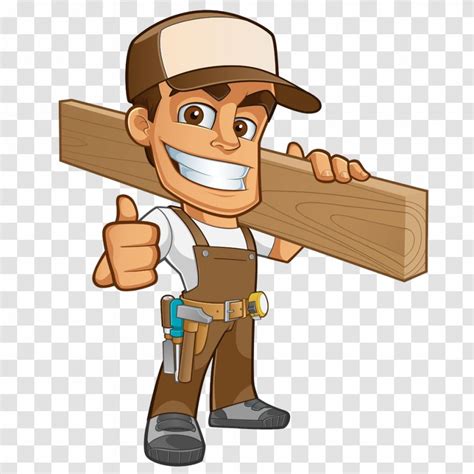 Carpenter Joiner Clip Art A Man Carrying Wood Transparent Png