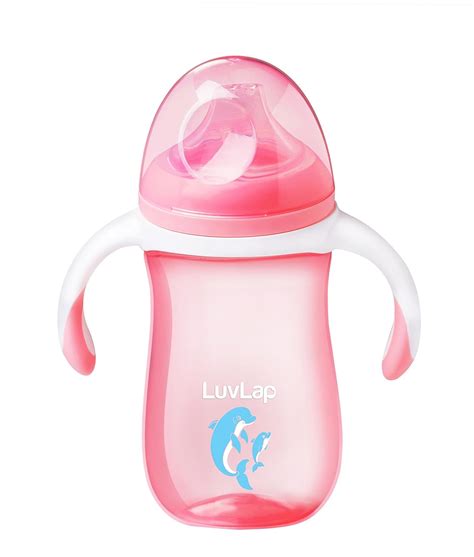 Luvlap Dolphin Sippersippy Cup 260ml Anti Spill Design With Soft