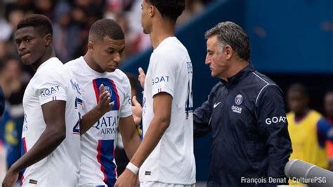 Psg Christophe Galtier Voque Le Retour De Kylian Mbapp Benin Web Tv