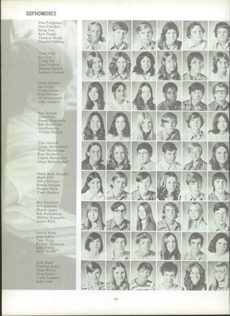 1973 North College Hill High School Yearbook | High school yearbook, Yearbook, Yearbook photos