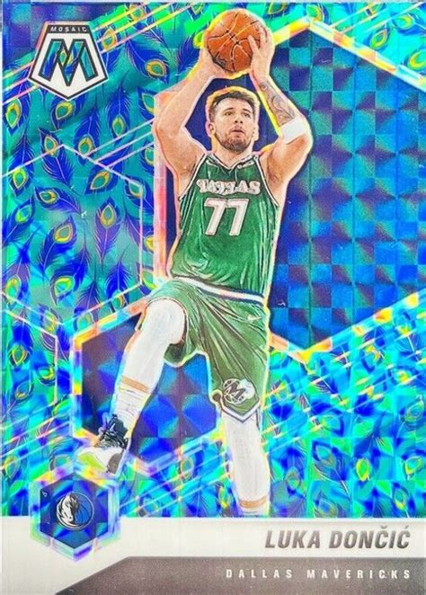 Luka Doncic Mosaic Choice Peacock Ssp Price Guide Sports