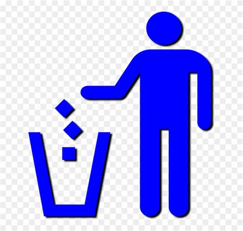 Throw Away Trash Sign - Free Transparent PNG Clipart Images Download