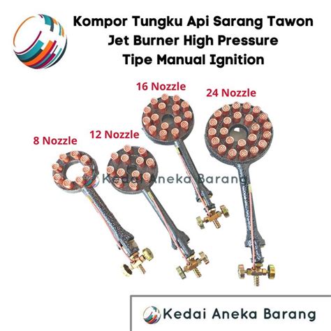 Jual Kompor Tawon 16 Burner Tungku Api High Pressure Tekanan Tinggi Gas