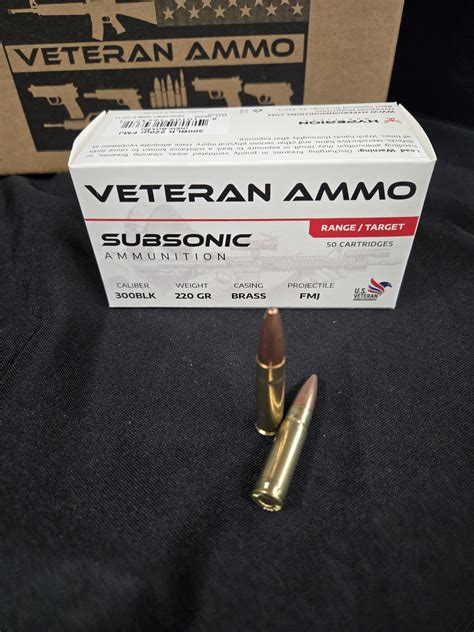 Hyperion Munitions Veteran Ammo Blackout Grain Fmj Subsonic