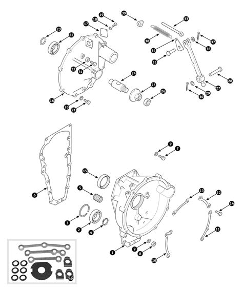 Carter Volant Moteur Et Couvercle D Embrayage Embrayage Avec Ressort