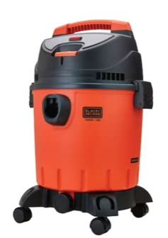 5 Gal Black And Decker Wet And Dry Vacuum BDWD20 B3 On Wheels For Easy