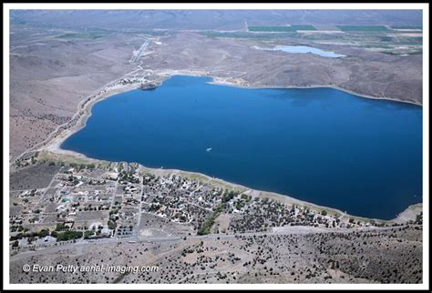 Aerials Of Topaz Lake In Nevada And California Drone Aerial