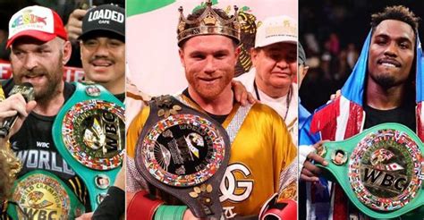 La lista completa de actuales campeones mundiales de boxeo Saúl