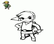 Coloriage Dessin Zelda 79 JeColorie