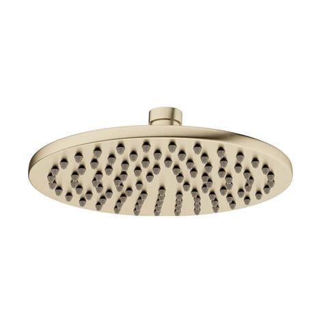 Crosswater Mpro 200mm Round Fixed Showerhead Brushed Brass Pro200f