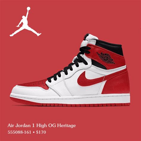 “白脚趾”来了，air Jordan 1 High Og「heritage」实物首曝光！ 哔哩哔哩