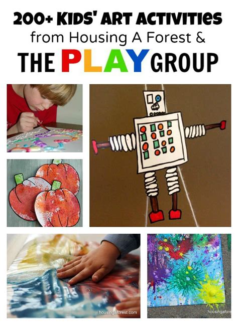 200+ Art Activities for Kids from The PLAY Group!