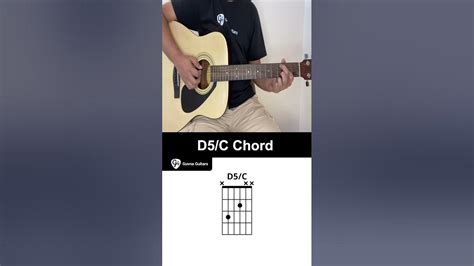 How To Play The D5c Chord On Guitar Guvna Guitar Youtube