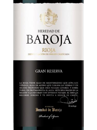 Heredad De Baroja Gran Reserva Vivino Brasil