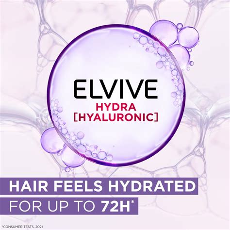 Loreal Paris Elvive Hydra Hyaluronic Shampoo 500ml Wilko