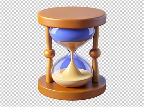 Premium Psd 3d Hourglass With Sand