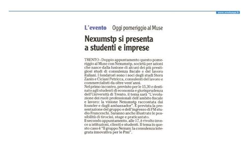 NexumStp Si Presenta A Studenti E Imprese NexumStp S P A