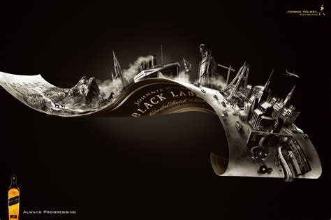 Awesome Johnnie Walker Black Label Whisky Brand Hd Wallpaper Wallsev