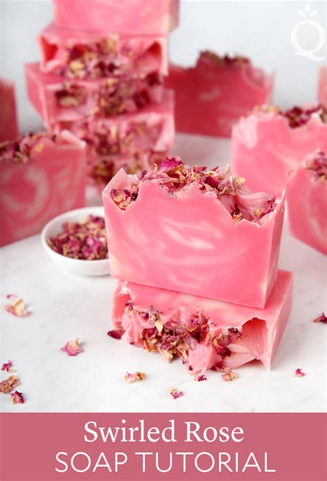 Making Scentz Aka Homemade Bath Products Swirled Rose Soap Tutorial