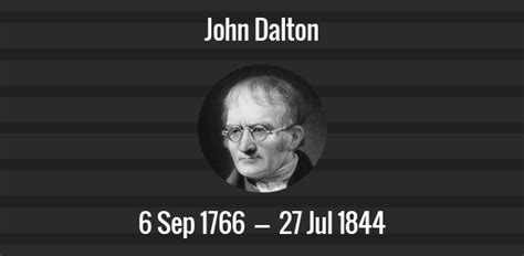 John Dalton Death Anniversary