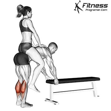 Weighted Donkey Calf Raise » Workout Planner