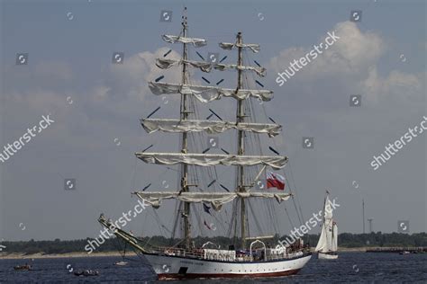 Polish Brigrigged Tall Ship Fryderyk Chopin Editorial Stock Photo