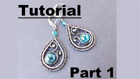 Wire Wrapping Tutorial Beth S Earrings Part 1 Youtube