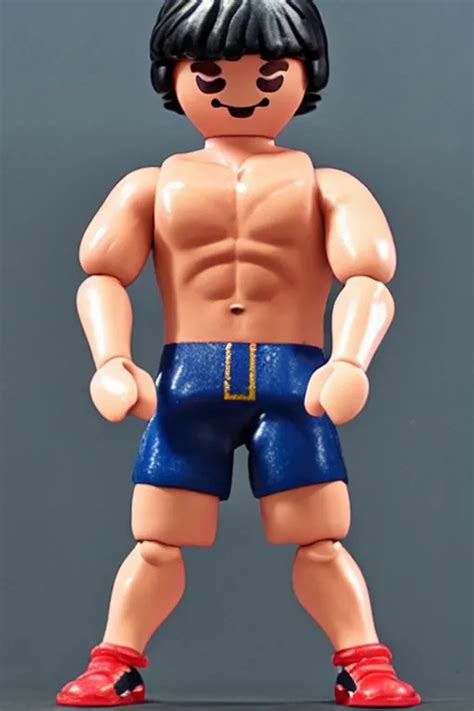 Muscular Playmobil Playmobil Bodybuilder Stable Diffusion