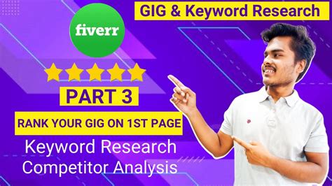 How To Rank Fiverr Gig On First Page 2021 Fiverr Keyword Research