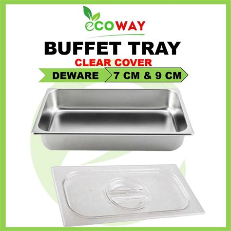 Deware Buffet Food Pan Hs 7cm Ashs 9cm As Traycoverbekas Makanan