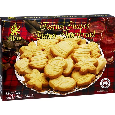 Macs Festive Shapes Shortbread G Woolworths