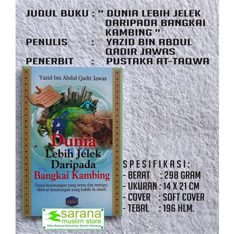 Jual Buku Dunia Lebih Jelek Daripada Bangkai Kambing Shopee Indonesia