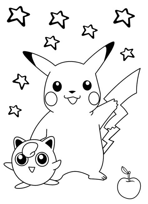 60+ Desenhos de Pikachu para imprimir e colorir | Como fazer em casa