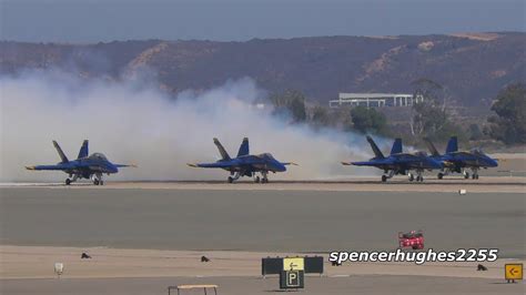 2018 Miramar Air Show Blue Angels Take Off Youtube