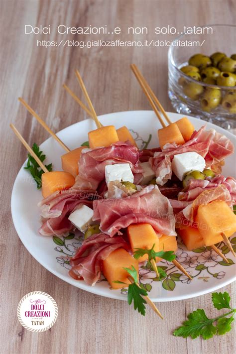 Spiedini Estivi Prosciutto E Melone Dolci Creazioni E Non Solo Tatam