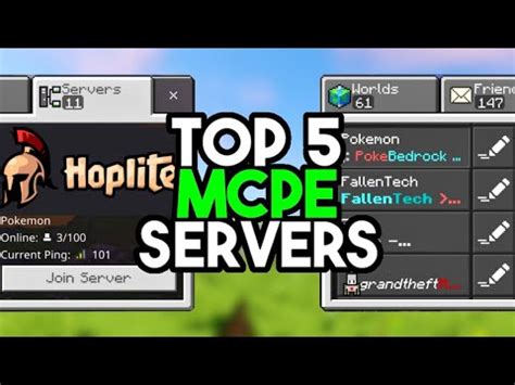 Top 5 BEST Servers For Minecraft Bedrock 1 20 YouTube