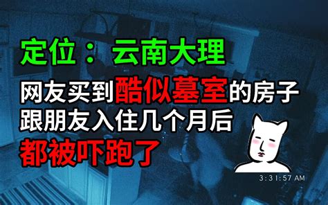 【诡异经历】网友买到酷似墓室的房子，跟朋友入住几个月后都被吓跑了 讲故事的猫二蛋 讲故事的猫二蛋 哔哩哔哩视频